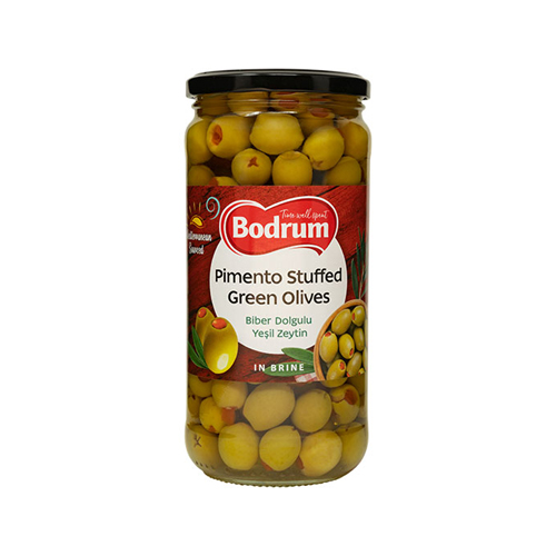 Bodrum Green Olives Stuffed Pimiento 680 g