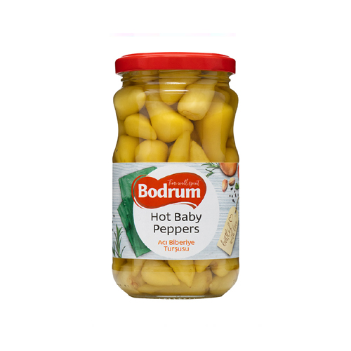 Bodrum Hot Baby Peppers 640 g