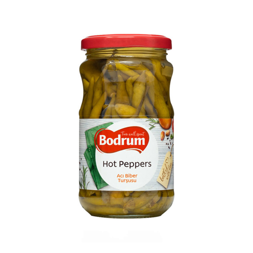 Bodrum Hot Green Peppers 900 g